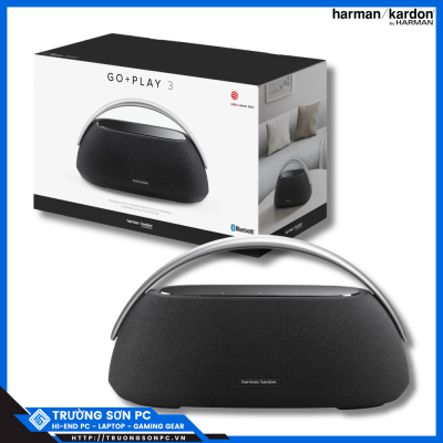 Loa Bluetooth Harman Kardon GO+PLAY 3 (Black) | Hàng Chính hãng PGI